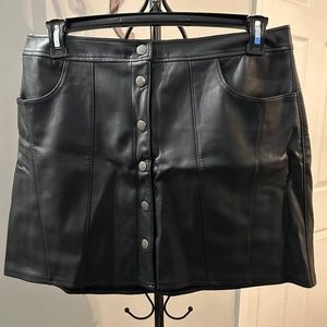 Pleather Skirt